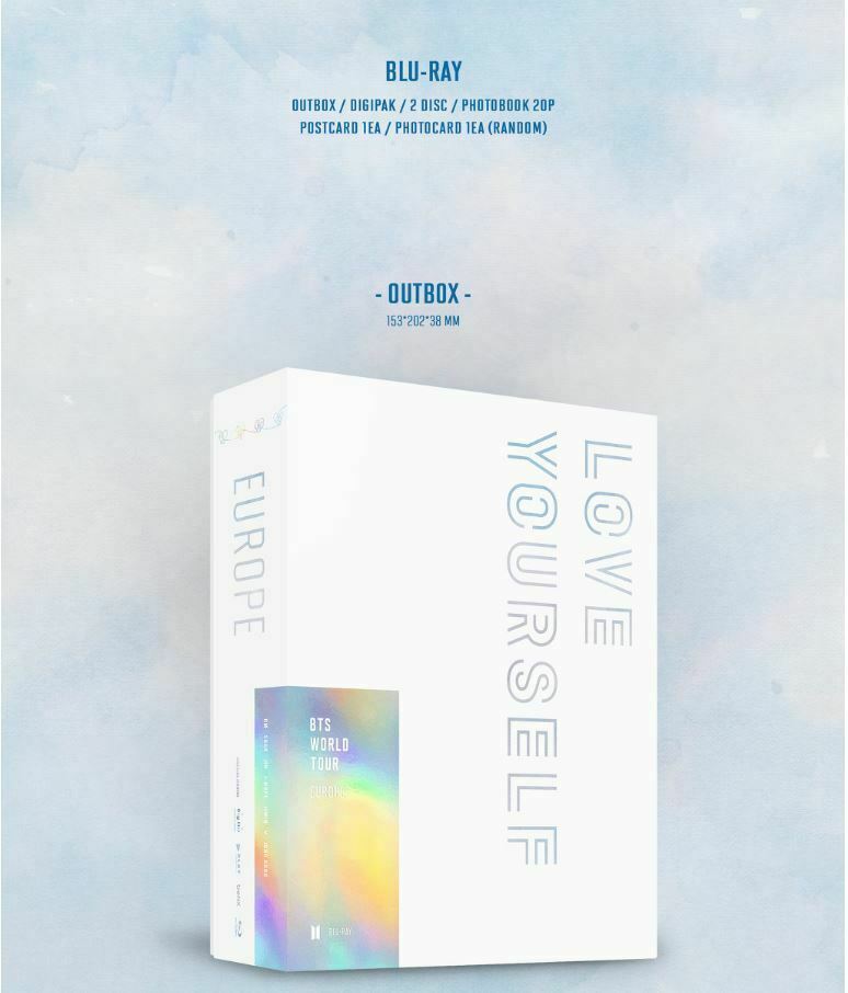 BTS] - BTS WORLD TOUR 'LOVE YOURSELF' EUROPE BLU-RAY PACKAGE + Tracki –  HISWAN
