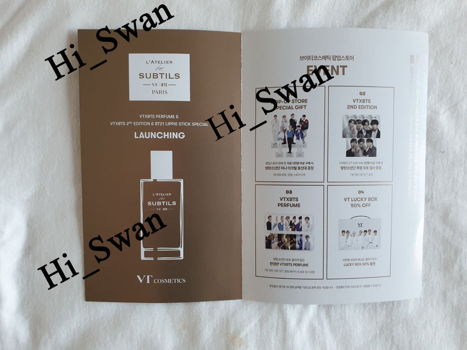 [BTS] - BTS X VT Cosmetics Perfume Pop Up Store  Launching Event Ticket