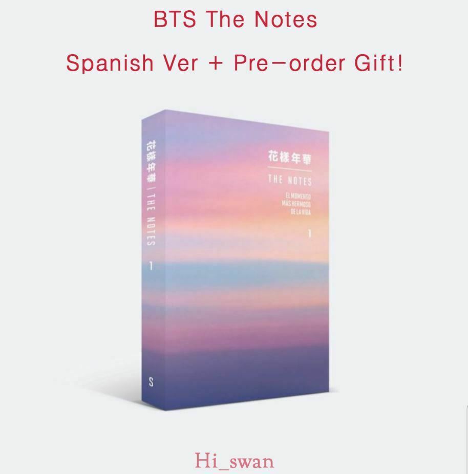 [BTS] - 花樣年華 THE NOTES 1 Spanish Ver Book + Pre-order Gift Official Goods