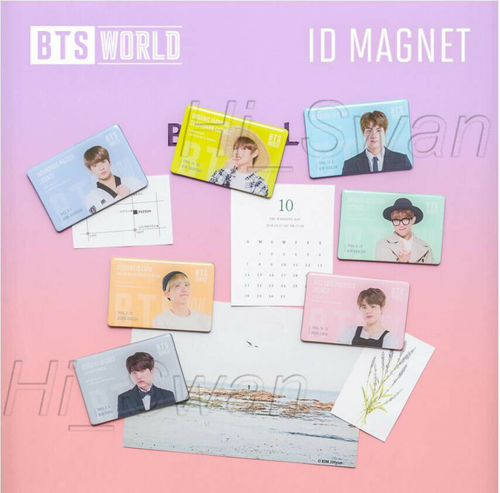 [BTS] - BTS WORLD 2nd Collection WORLD ID Magnet Official Goods With Tracking