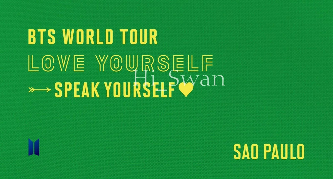 [BTS] - BTS World Tour 'LOVE YOUR SELF : SPEAK YOURSELF' SAO PAULO DVD+Tracking