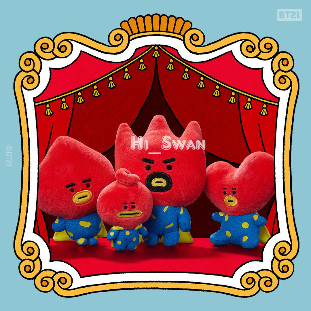 [BT21] - BT21 TATA Universe Plush Standing Doll 5ea Set Official K-POP Goods