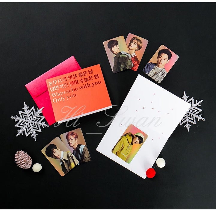 [iKON] - iKON CHRISTMAS CARD SET Official Goods