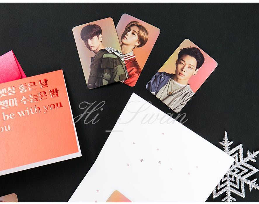 [iKON] - iKON CHRISTMAS CARD SET Official Goods