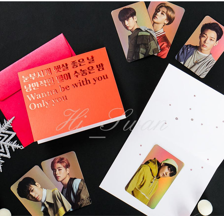 [iKON] - iKON CHRISTMAS CARD SET Official Goods