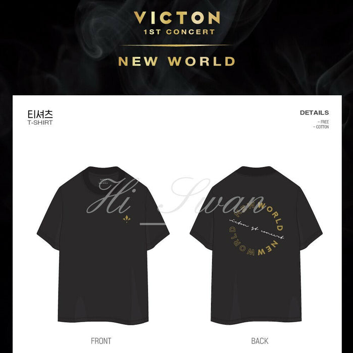 [VICTON] - VICTON 1st Concert NEW WORLD Official MD T-Shirts