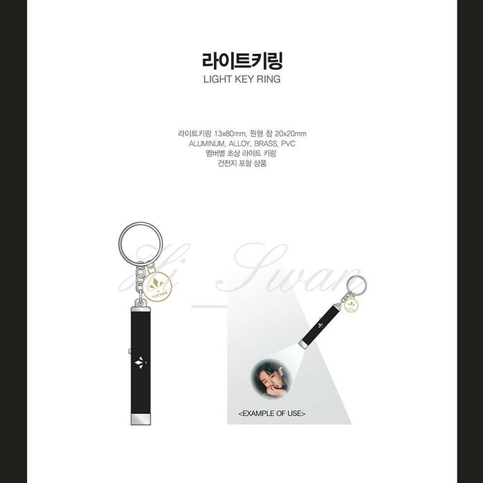 [VICTON] - VICTON Official MD 'nostalgia' Pop-up Store Light Key Ring Chain