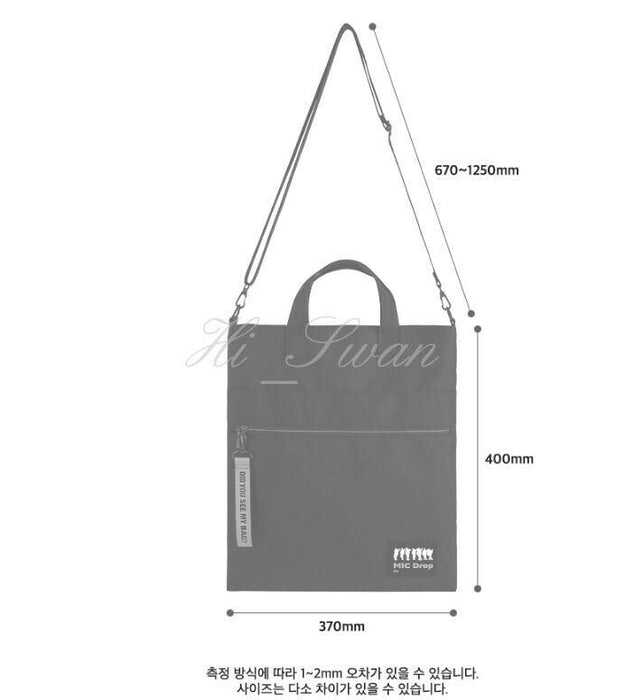 [BTS] -BTS MIC DROP TOTE ECO BAG OFFICIAL GOODS