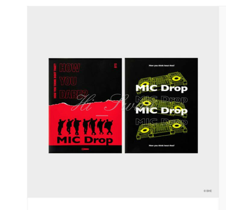 [BTS] - BTS MIC DROP MAGAZINE NOTE 290 x 224mm OFFICIAL GOODS