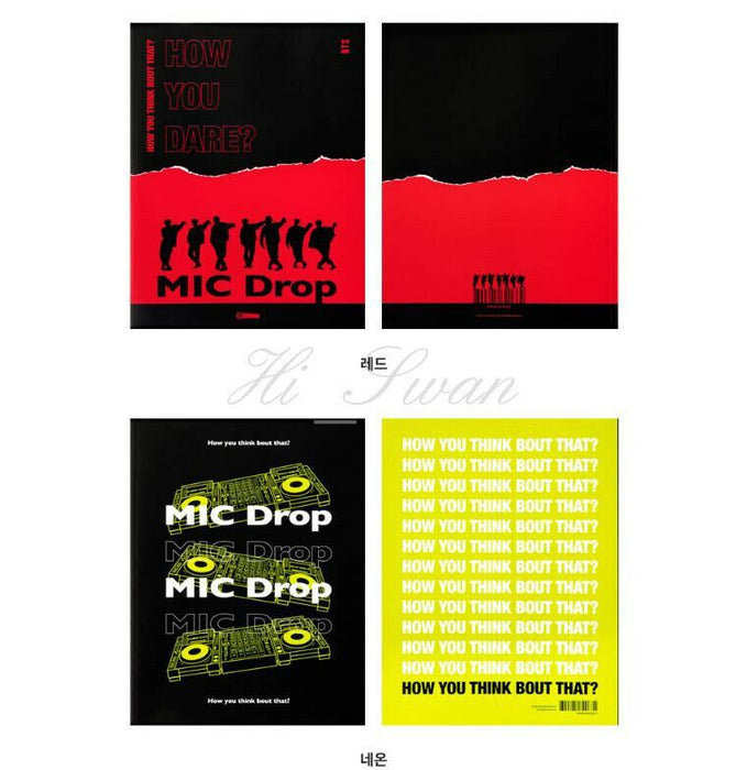 [BTS] - BTS MIC DROP MAGAZINE NOTE 290 x 224mm OFFICIAL GOODS