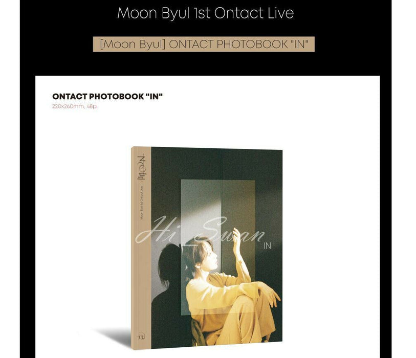 [MAMAMOO] - MOON BYUL ONTACT PHOTOBOOK -IN,Out Free Expedite Shipping