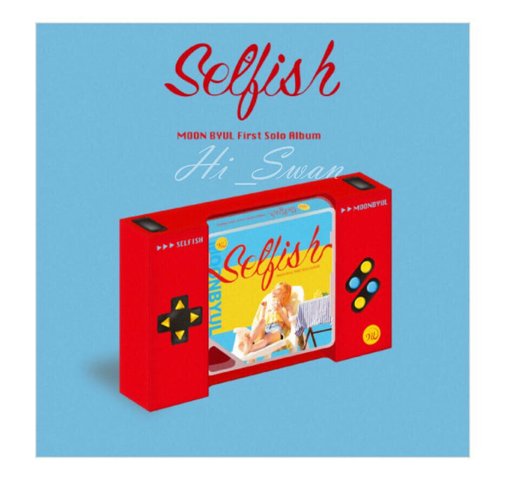 [MAMAMOO] -  Moon Byul Selfish 1st Solo Album Ontact Live + Expedite Shipping