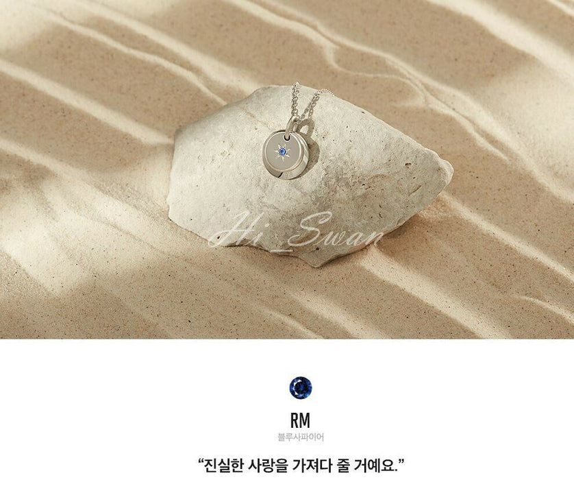 [BTS] - BTS X MOMENT OF LIGHT Necklace Birth Ver + Tracking Number