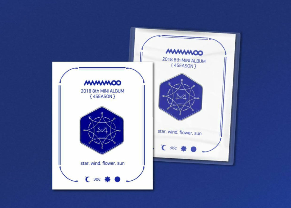 [MAMAMOO] - BLUE;S BADGE OFFICIAL GOODS FROM BIZENT