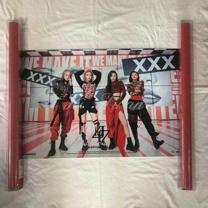 [MAMAMOO] - MAMAMOO Reality in BLACK Poster Official Goods