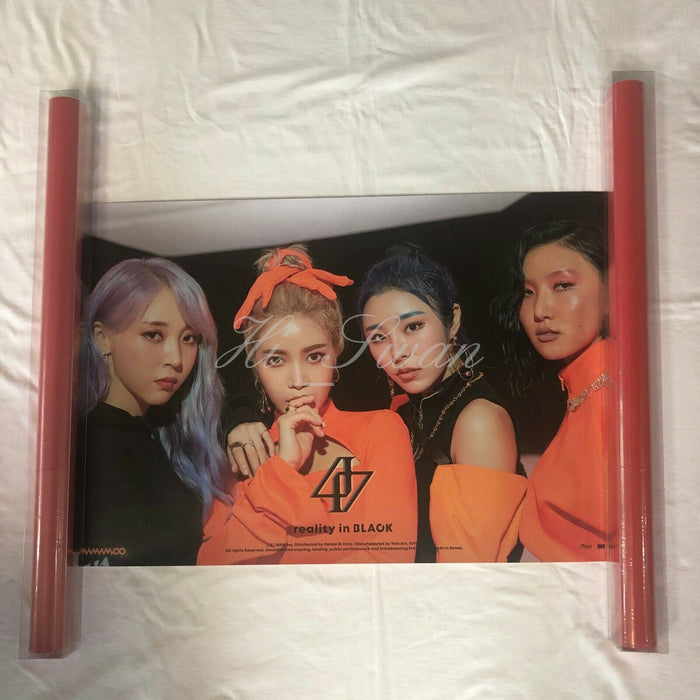 [MAMAMOO] - MAMAMOO Reality in BLACK Poster Official Goods