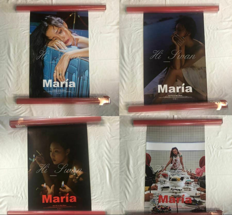 [MAMAMOO] - HWASA MARIA 1st MINI ALBUM Poster Official Goods