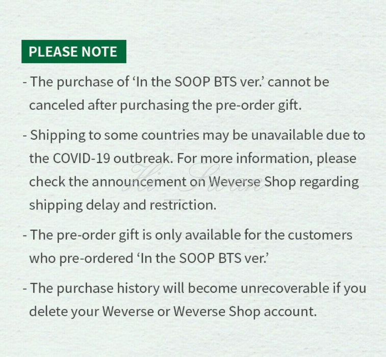 [BTS] - IN THE SOOP BTS VER. GIFT