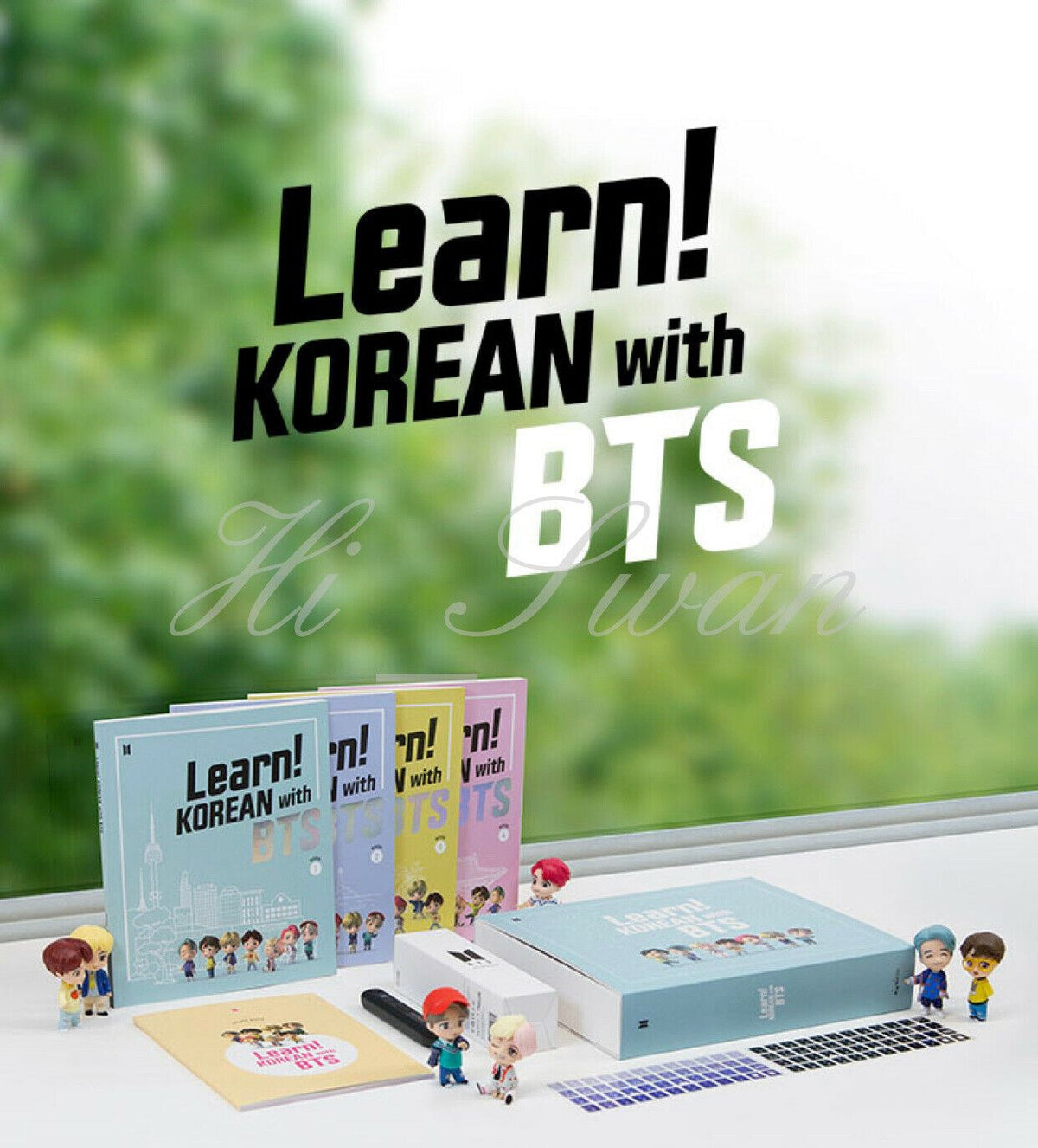 BTS]- BTS LEARN! KOREAN with BTS BOOK PACKAGE OFFICIAL GOODS – HISWAN