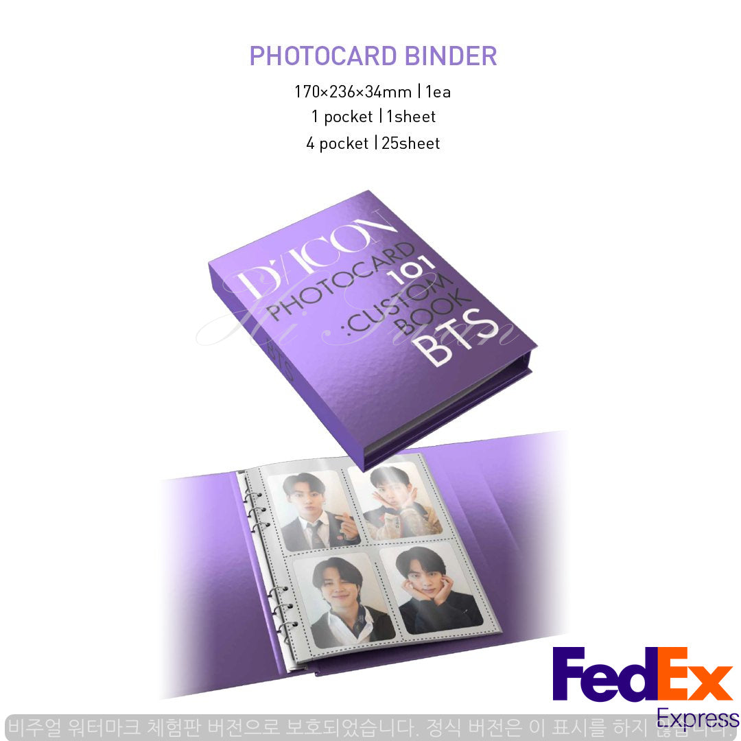 BTS] - DICON BTS PHOTOCARD 101 : CUSTOM BOOK – HISWAN