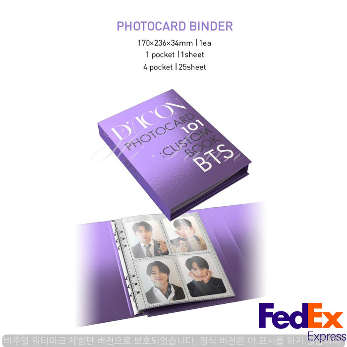 BTS] - DICON BTS PHOTOCARD 101 : CUSTOM BOOK – HISWAN