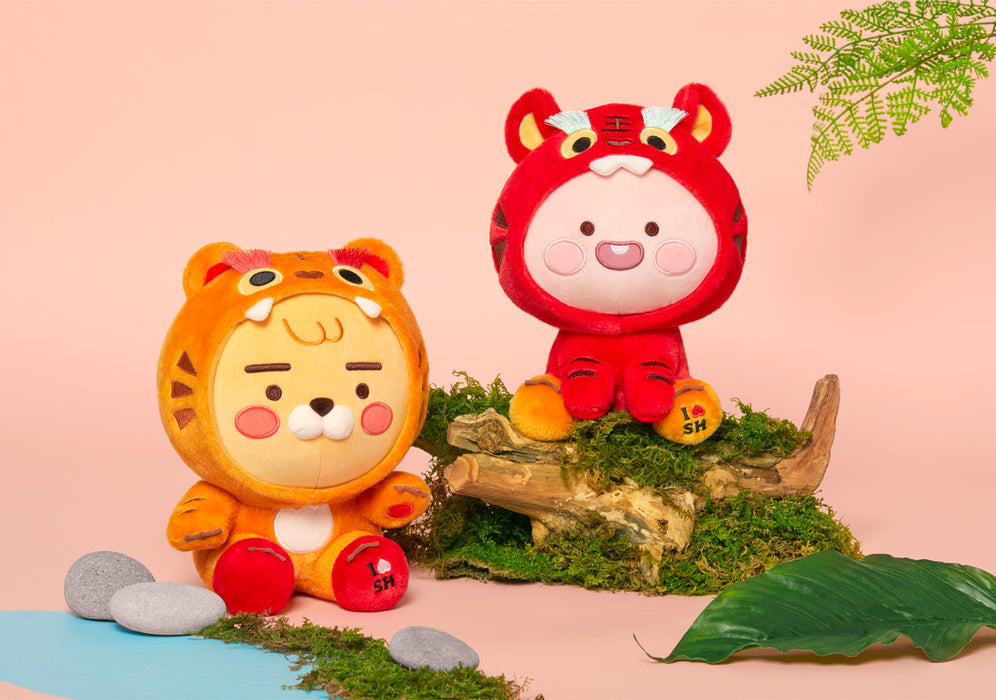 [KAKAO FRIENDS] - KAKAO FRIENDS Tiger Edition Soft Plush Toy-Apeach