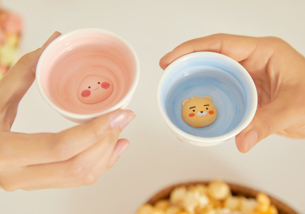 [KAKAO FRIENDS] - Soju Cup Set-Ryan&Apeach OFFICIAL MD