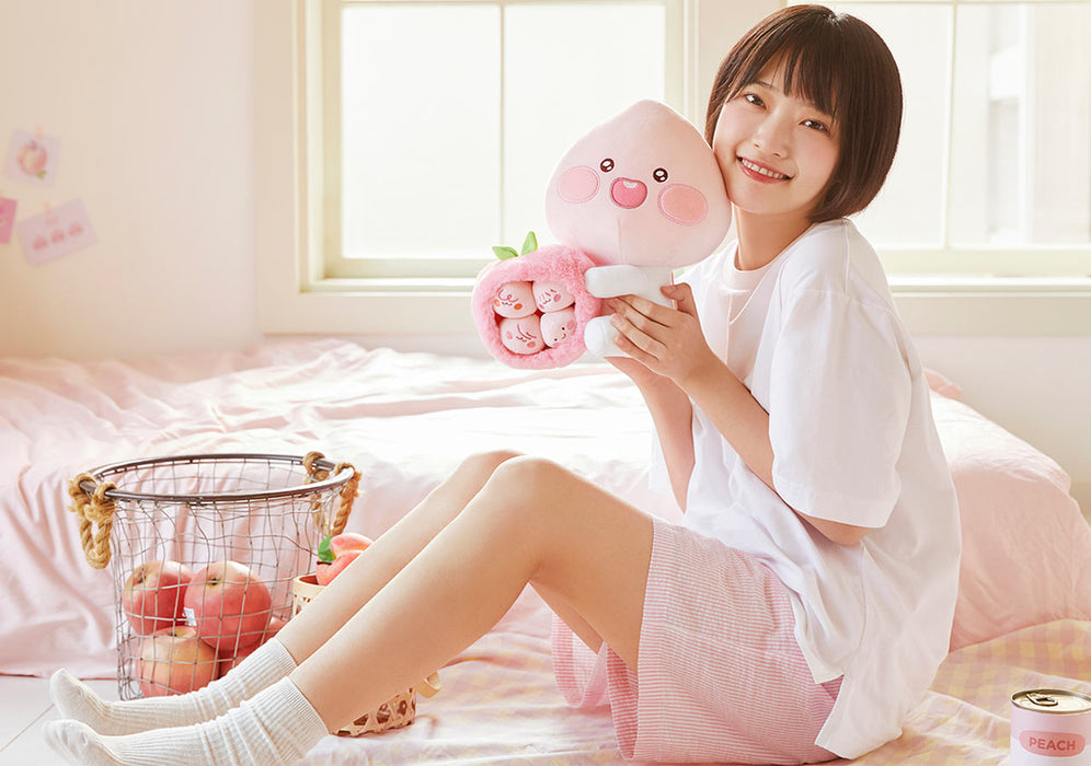 [KAKAO FRIENDS] - Peachfiv Plush Toy OFFICIAL MD