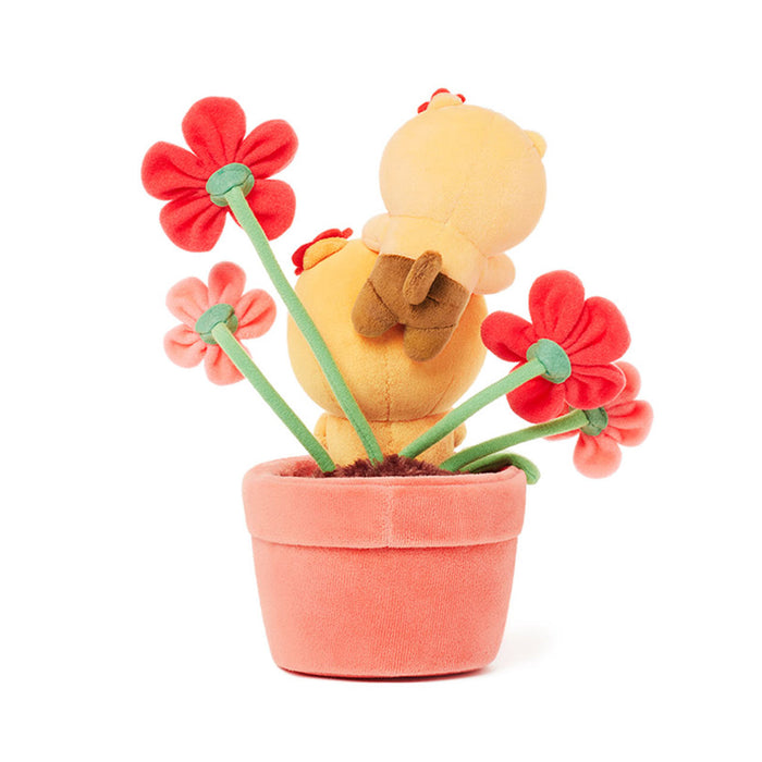 [KAKAO FRIENDS] - Plush Toy Flower Pot Ryan&Choonsik OFFICIAL MD