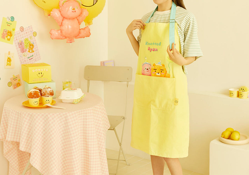 [KAKAO FRIENDS] - RyanXCafe Knotted Apron OFFICIAL MD