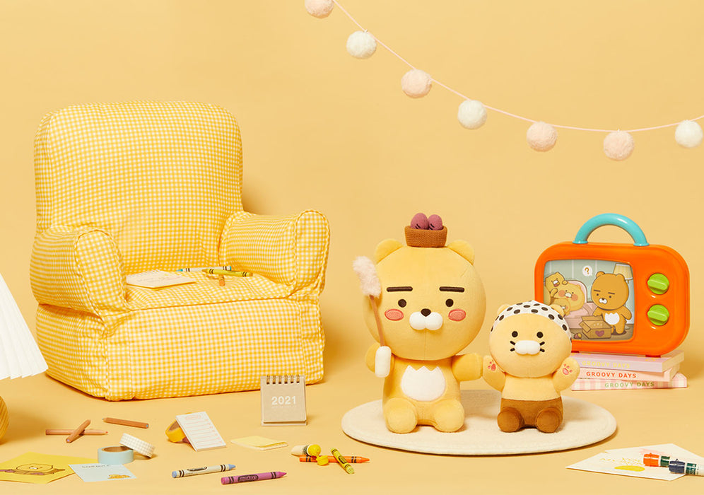 [KAKAO FRIENDS] - Plush Toy Play With Ryan And Choonsik OFFICIAL MD