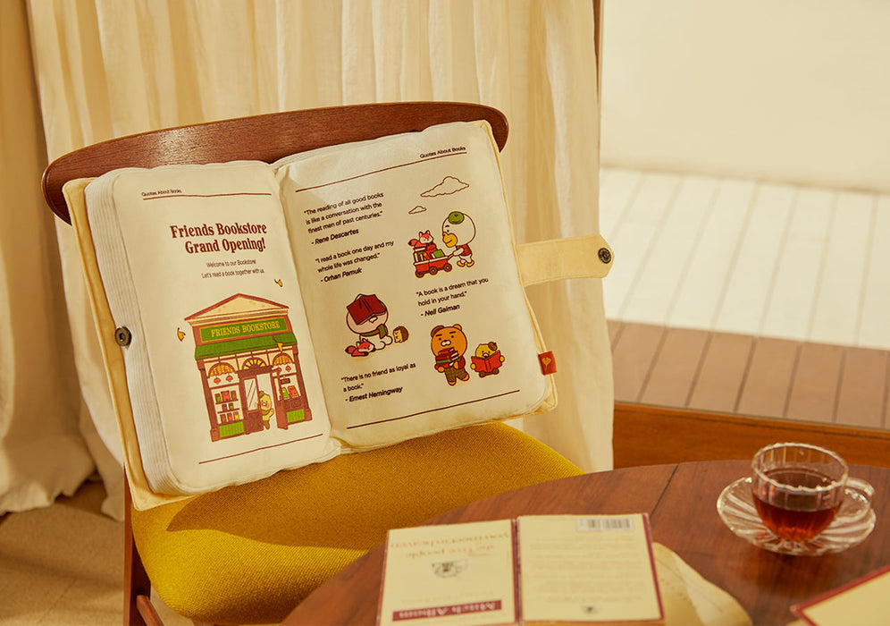 [KAKAO FRIENDS] - Friends Bookstore Cushion OFFICIAL MD