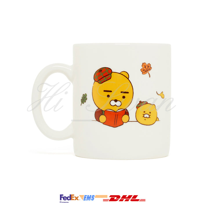 [KAKAO FRIENDS] - Friends Bookstore Wood Lid Mug OFFICIAL MD