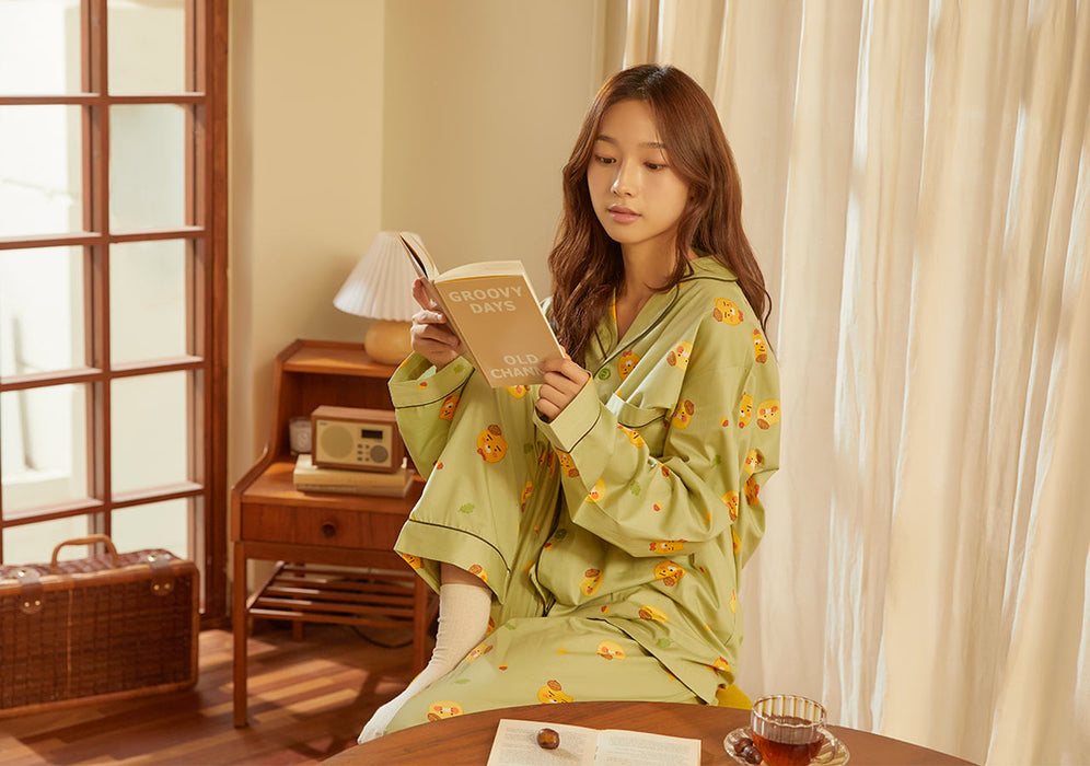 [KAKAO FRIENDS] - Friendsbookstore Pajama For Men-Ryan&Choonsik OFFICIAL MD