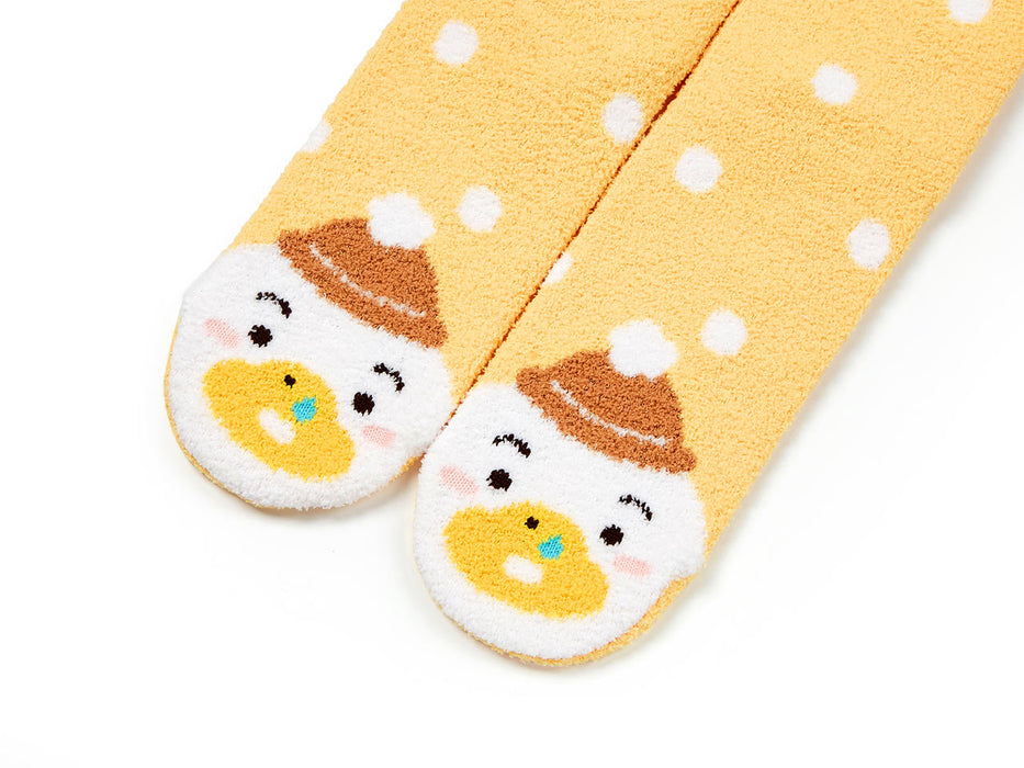 [KAKAO FRIENDS] - Snow Village Winter Socks RYAN, APEACH, Tube OFFICIAL MD