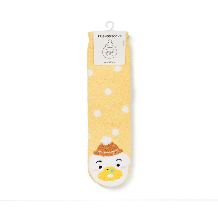 [KAKAO FRIENDS] - Snow Village Winter Socks RYAN, APEACH, Tube OFFICIAL MD