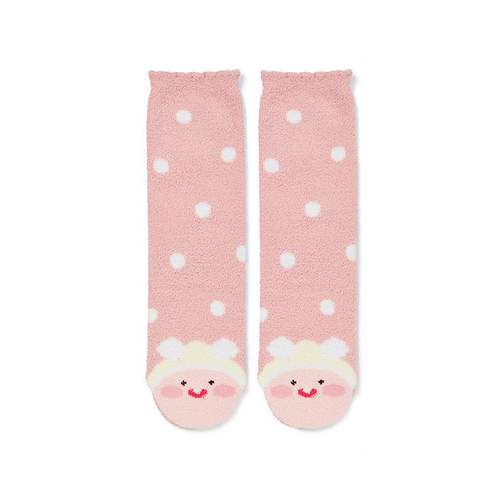 [KAKAO FRIENDS] - Snow Village Winter Socks RYAN, APEACH, Tube OFFICIAL MD