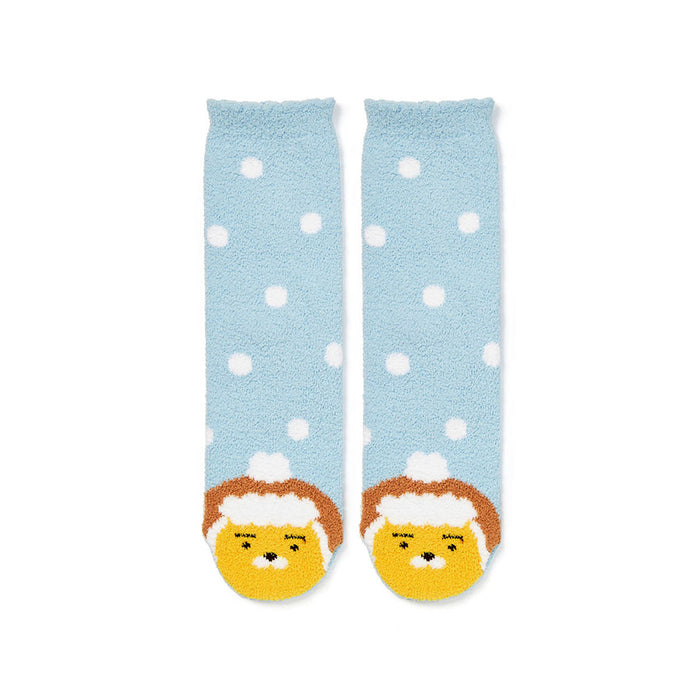 [KAKAO FRIENDS] - Snow Village Winter Socks RYAN, APEACH, Tube OFFICIAL MD