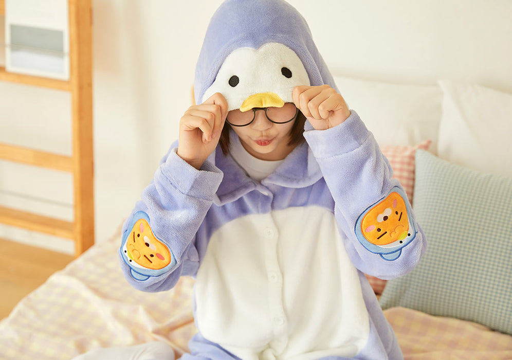 [KAKAO FRIENDS] - Snow Village Penguin Jumpsuit Ryan & Winter Onepiece Apeach MD