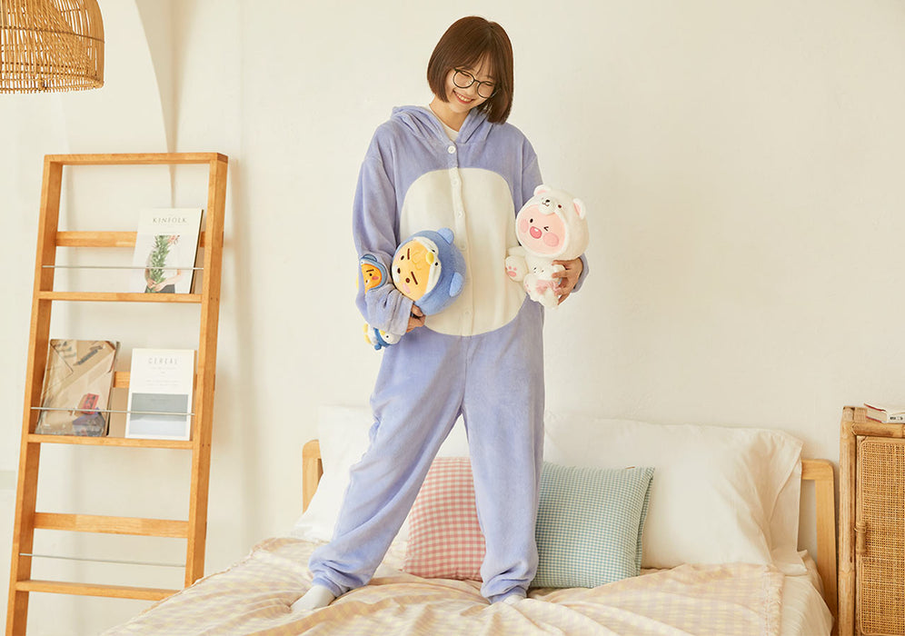 [KAKAO FRIENDS] - Snow Village Penguin Jumpsuit Ryan & Winter Onepiece Apeach MD