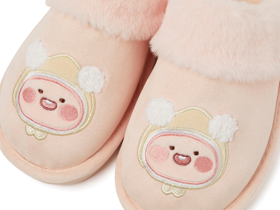 [KAKAO FRIENDS] - Snow Village Fur Slipper Ryan & APEACH OFFICIAL MD