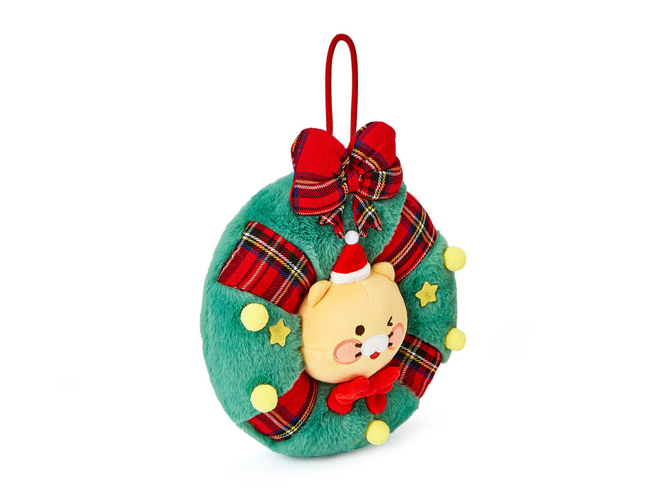 [KAKAO FRIENDS] - Christmas Wreath Soft Plush Ryan, Choonsik OFFICIAL MD