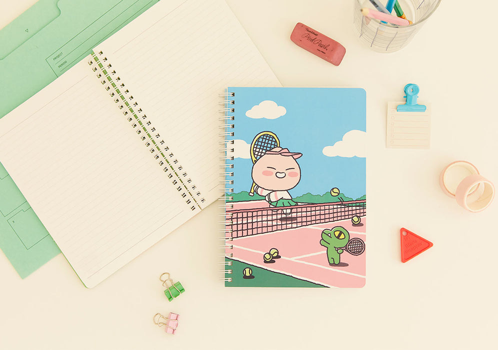 [KAKAO FRIENDS] - Let's Play Spring Notebook Ryan, Apeach OFFICIAL MD
