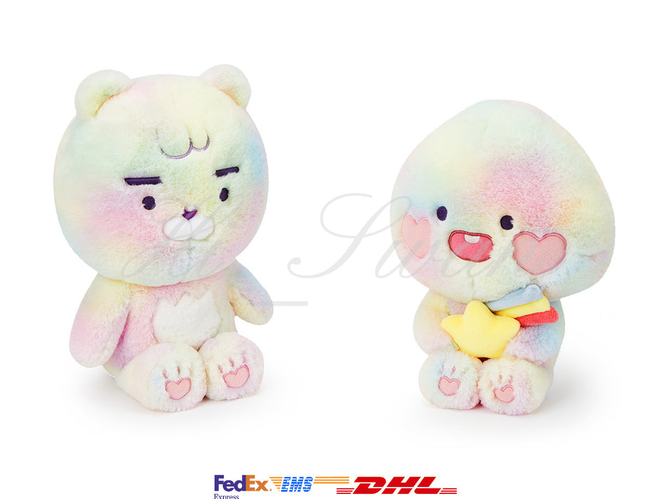 [KAKAO FRIENDS] - Care Bears x Kakaofriends Plush Toy RYAN, APEACH OFFICIAL MD