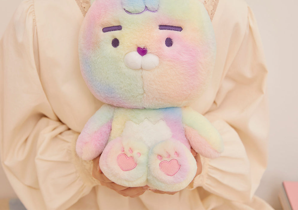 [KAKAO FRIENDS] - Care Bears x Kakaofriends Plush Toy RYAN, APEACH OFFICIAL MD