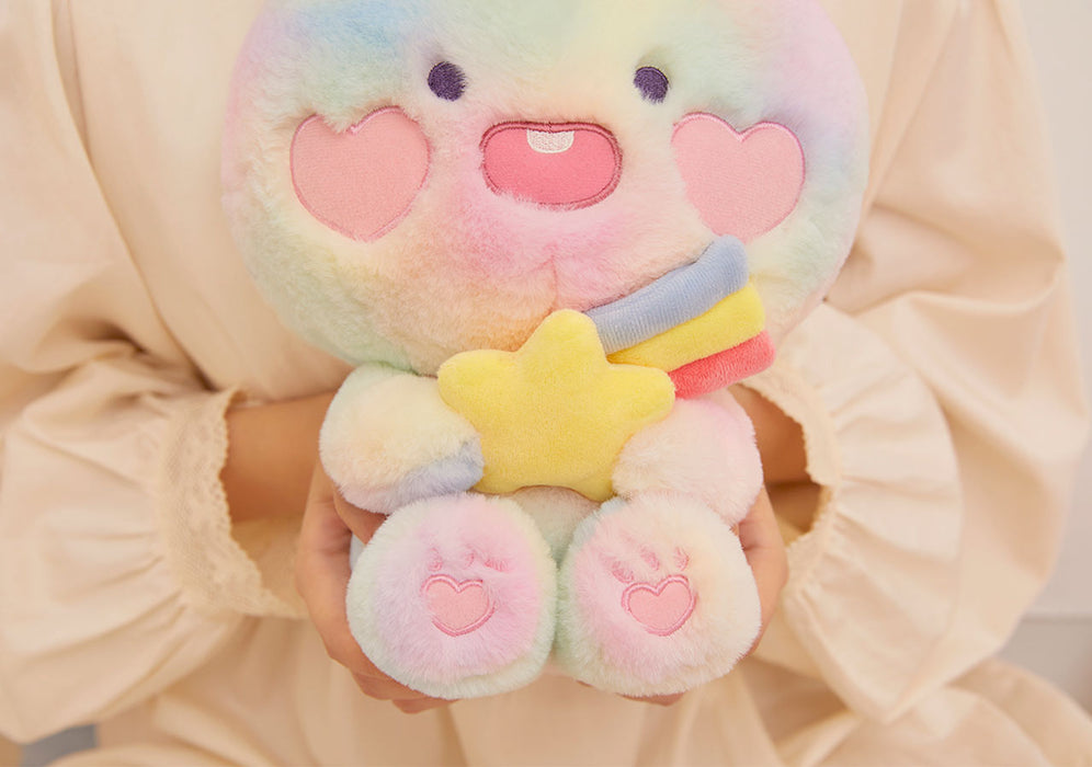 [KAKAO FRIENDS] - Care Bears x Kakaofriends Plush Toy RYAN, APEACH OFFICIAL MD