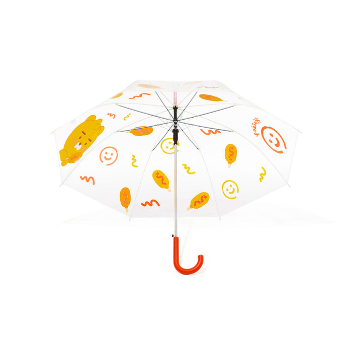 [KAKAO FRIENDS] - Hot Dog Ryan Clear Umbrella OFFICIAL MD