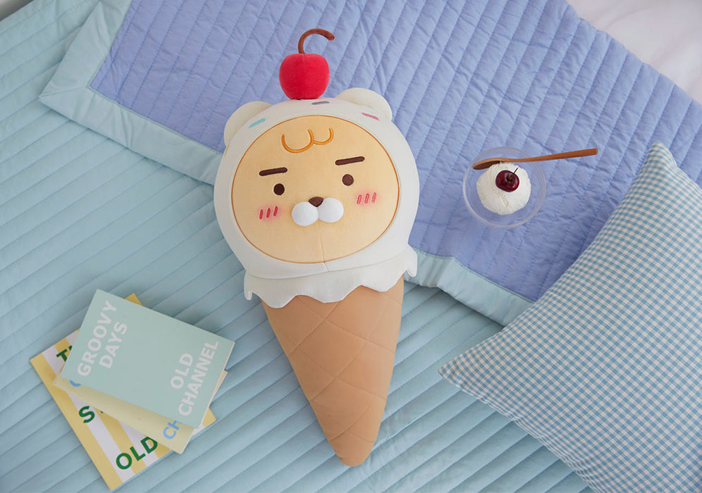 [KAKAO FRIENDS] - Ice Cream Soft Plush Toy Ryan OFFICIAL MD