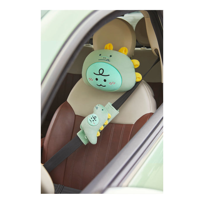 [KAKAO FRIENDS] - Dinosaur Jordy Plush Seatbelt Cover OFFICIAL MD