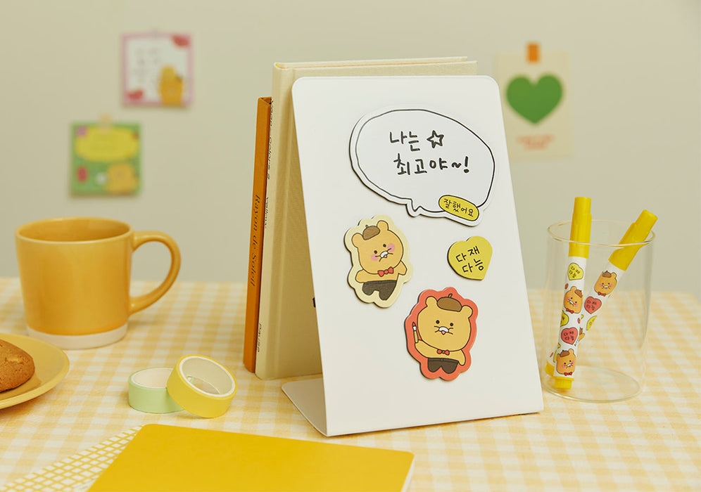 Kakao Friends Choonsik Magnetic Whiteboardandpen Set Official Md Hiswan 4835